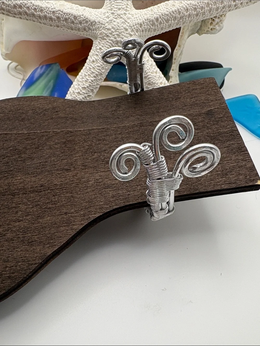 Handcrafted Silver Wire Cuff Bracelet